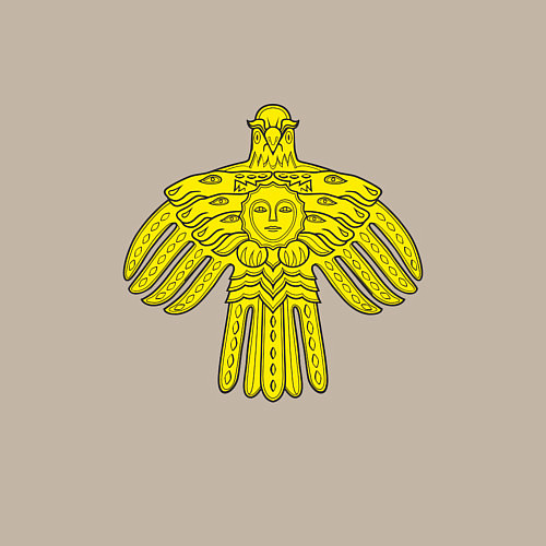 Мужской свитшот Коми Республика / Миндальный – фото 3