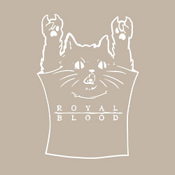 Свитшот хлопковый мужской Royal Blood - cat rock, цвет: миндальный — фото 2