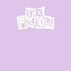 Свитшот хлопковый мужской Sex Pistols - logo, цвет: лаванда — фото 2