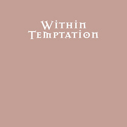 Свитшот хлопковый мужской Within Temptation: logo, цвет: пыльно-розовый — фото 2