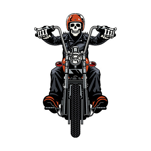 Мужской свитшот Dead racer / Белый – фото 3