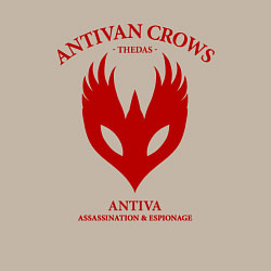 Свитшот хлопковый мужской Antivan Crows - Dragon Age, цвет: миндальный — фото 2