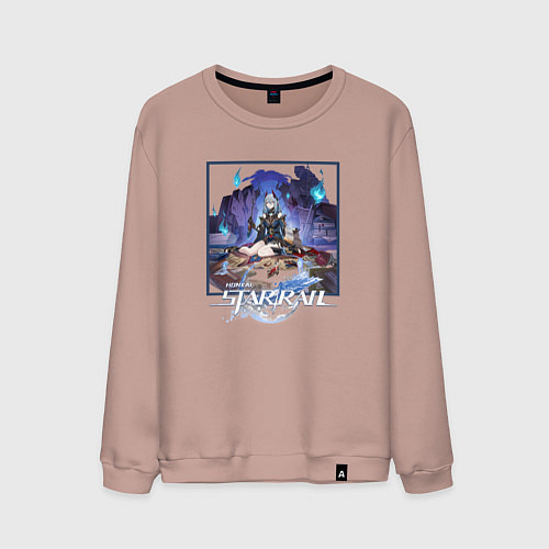 Мужской свитшот Ханья / Пыльно-розовый – фото 1