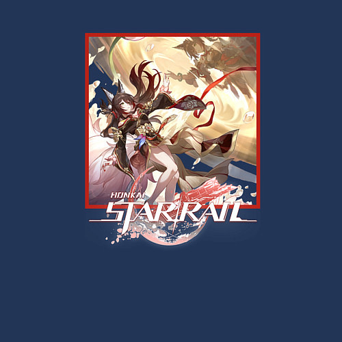 Мужской свитшот Фуга / Тёмно-синий – фото 3