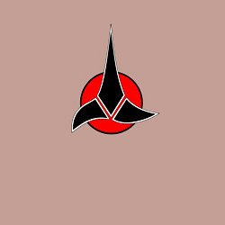 Свитшот хлопковый мужской Klingon, цвет: пыльно-розовый — фото 2