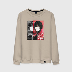 Свитшот хлопковый мужской Winter K-pop, цвет: миндальный