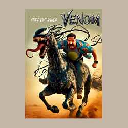 Свитшот хлопковый мужской Eddie rides a symbiote horse - Venom 3, цвет: миндальный — фото 2