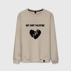 Мужской свитшот Not saint valentine