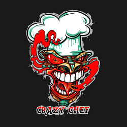 Свитшот хлопковый мужской Crazy chef, цвет: черный — фото 2