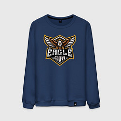 Свитшот хлопковый мужской Eagle team, цвет: тёмно-синий