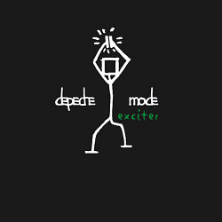 Свитшот хлопковый мужской Depeche Mode - Exciter merch, цвет: черный — фото 2