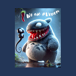 Свитшот хлопковый мужской Ventotoro - we are Venom meme, цвет: тёмно-синий — фото 2