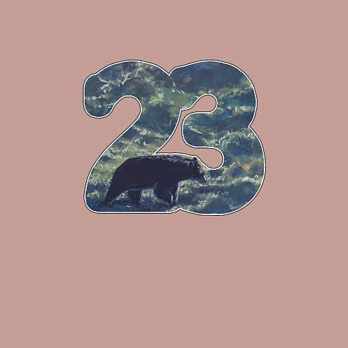 Мужской свитшот Двадцать три / Пыльно-розовый – фото 3