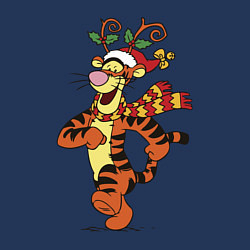 Свитшот хлопковый мужской Winnie the pooh - tigger, цвет: тёмно-синий — фото 2