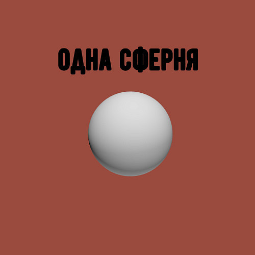 Мужской свитшот Одна сферня / Кирпичный – фото 3