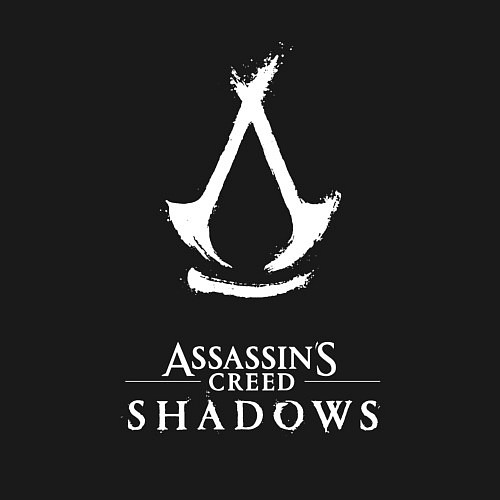 Мужской свитшот Assassins creed - shadows white / Черный – фото 3