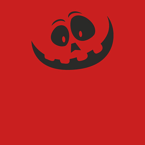 Мужской свитшот Halloween smile / Красный – фото 3