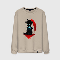 Свитшот хлопковый мужской Igris - solo leveling, цвет: миндальный