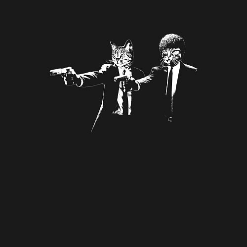 Мужской свитшот Кримяунальное чтиво / Черный – фото 3