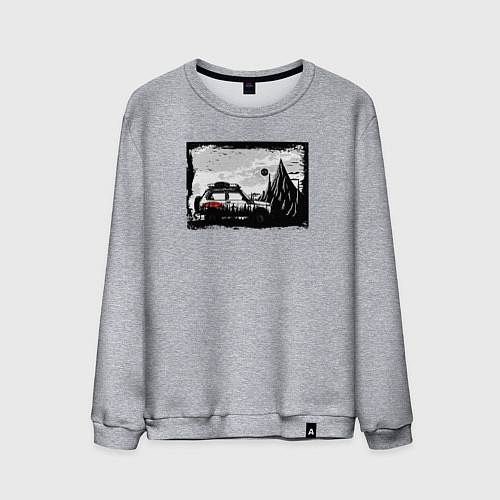 Мужской свитшот Дикая страна / Меланж – фото 1