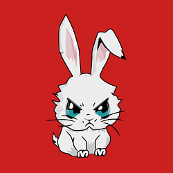 Свитшот хлопковый мужской Кролик злится, цвет: красный — фото 2