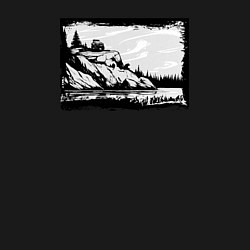 Свитшот хлопковый мужской Дикие тропы и оффроад, цвет: черный — фото 2