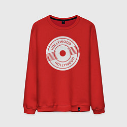 Свитшот хлопковый мужской USA Hollywood, цвет: красный