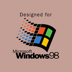Свитшот хлопковый мужской Предназначен для windows 98, цвет: пыльно-розовый — фото 2