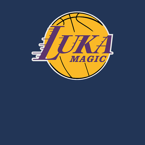 Мужской свитшот Luka magic / Тёмно-синий – фото 3