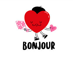 Свитшот хлопковый мужской Бонжур, цвет: белый — фото 2