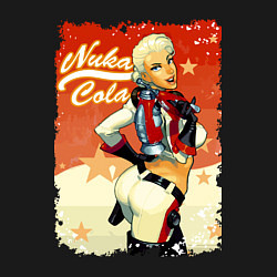 Свитшот хлопковый мужской Fallout - nuka cola playbill, цвет: черный — фото 2