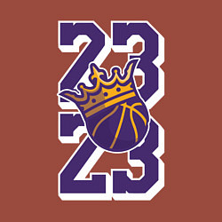 Свитшот хлопковый мужской Король Леброн Джеймс, цвет: кирпичный — фото 2