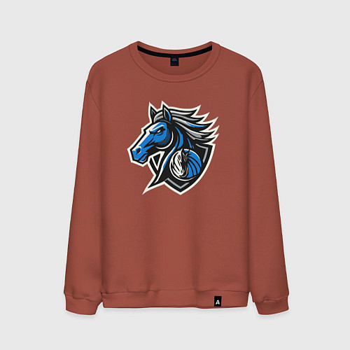 Мужской свитшот Mavericks team / Кирпичный – фото 1
