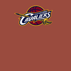 Свитшот хлопковый мужской Cleveland Cavaliers, цвет: кирпичный — фото 2