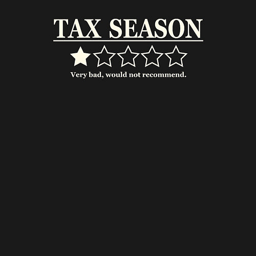 Мужской свитшот Налоговый сезон бухгалтер / Черный – фото 3