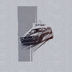 Свитшот хлопковый мужской Спорткар для уличной гонки, цвет: меланж — фото 2