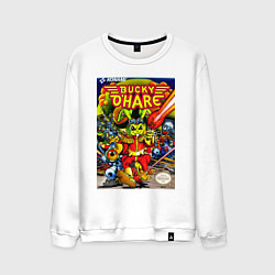 Свитшот хлопковый мужской Баки о хэр, цвет: белый