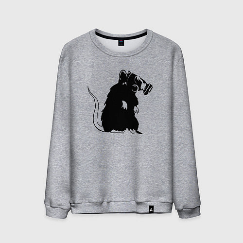 Мужской свитшот Gas rat / Меланж – фото 1