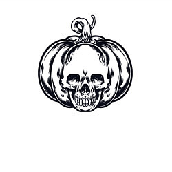 Свитшот хлопковый мужской Dead pumpkin, цвет: белый — фото 2