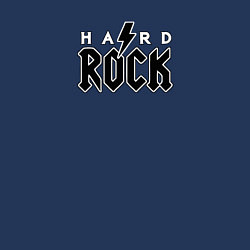 Свитшот хлопковый мужской Hard rock in black white, цвет: тёмно-синий — фото 2