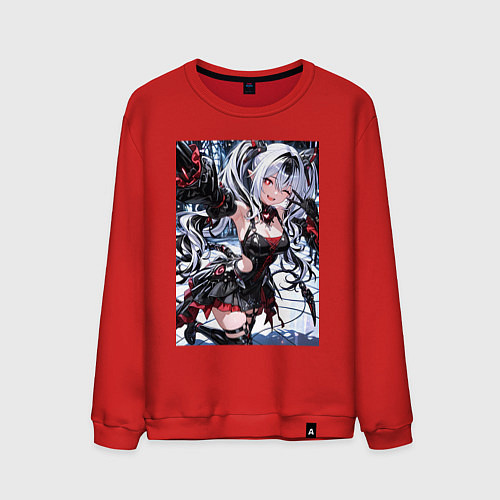 Мужской свитшот Jetavie Punishing Gray Raven / Красный – фото 1