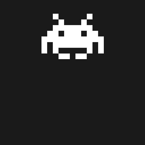 Мужской свитшот Space invader / Черный – фото 3