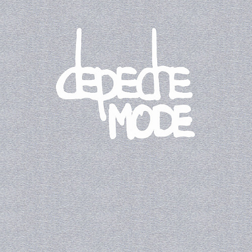 Мужской свитшот Depeche Mode - exciter logo / Меланж – фото 3