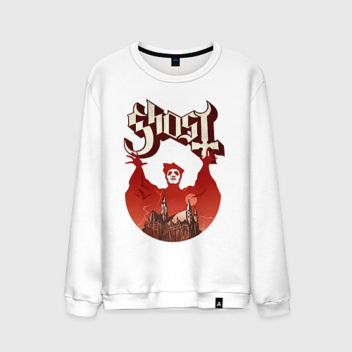 Мужской свитшот Ghost - Cardinal Copia / Белый – фото 1