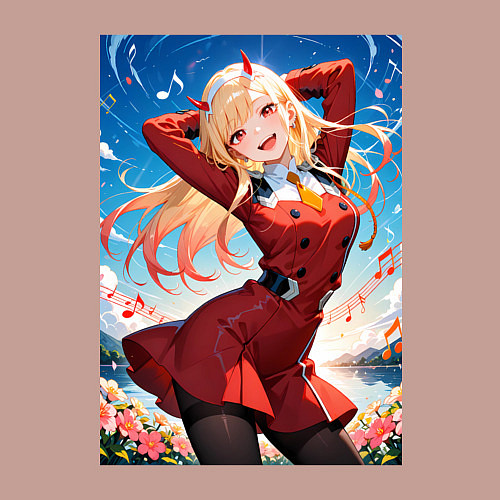 Мужской свитшот Марин Китагава косплей 002 Darling in the Franxx / Пыльно-розовый – фото 3