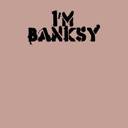 Свитшот хлопковый мужской Это Бэнкси, цвет: пыльно-розовый — фото 2