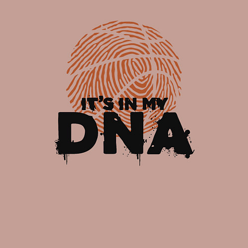 Мужской свитшот ДНК баскетбола / Пыльно-розовый – фото 3