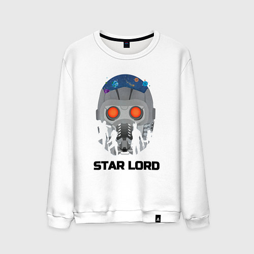 Мужской свитшот Star lord / Белый – фото 1