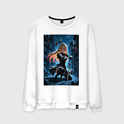 Свитшот хлопковый мужской Марин Китагава косплей 2B, цвет: белый