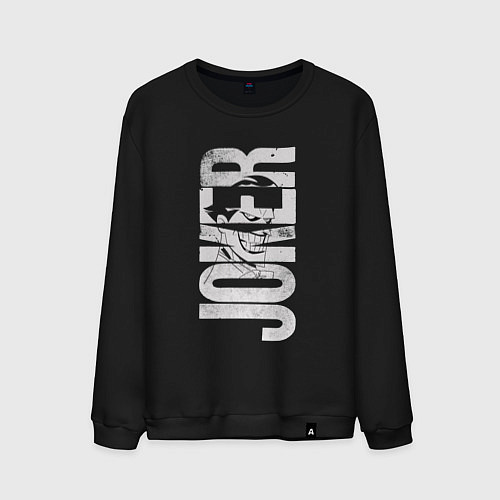 Мужской свитшот Джокер графити / Черный – фото 1